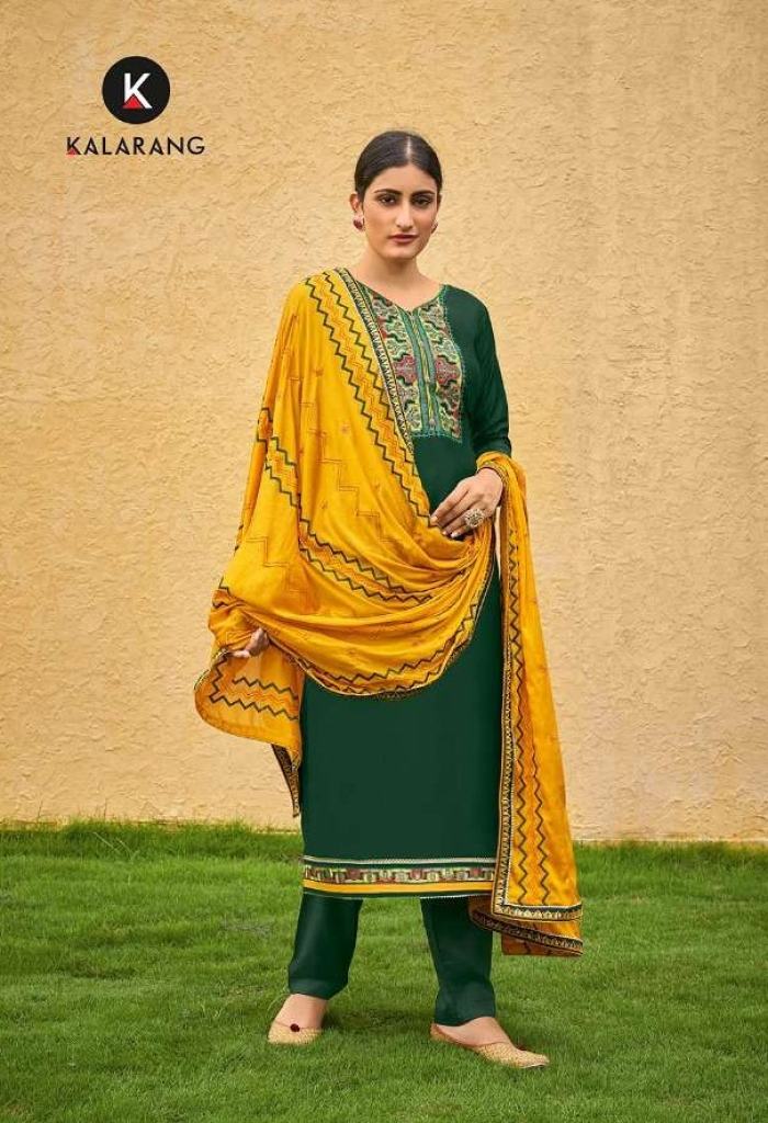 Kalarang Anokhi Parampara Silk All Over With Embroidery Dress Material Catalog