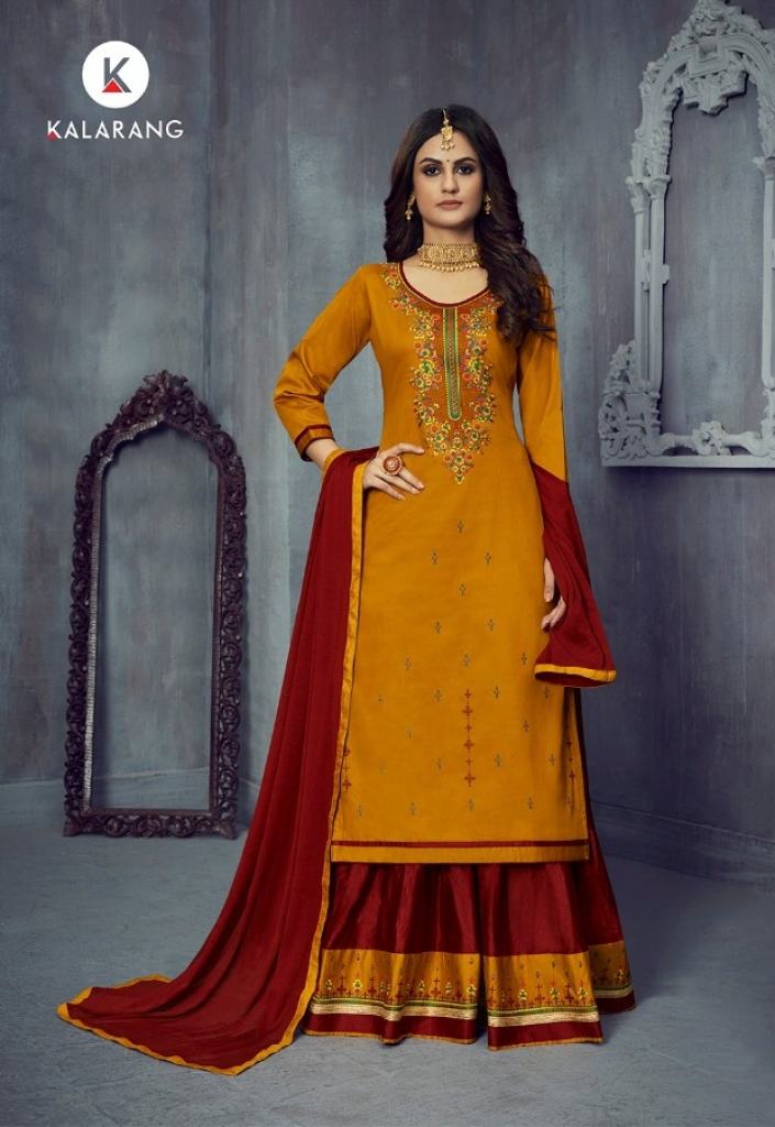 Kalarang  presents Blossom  vol 14 Designer Dress Material