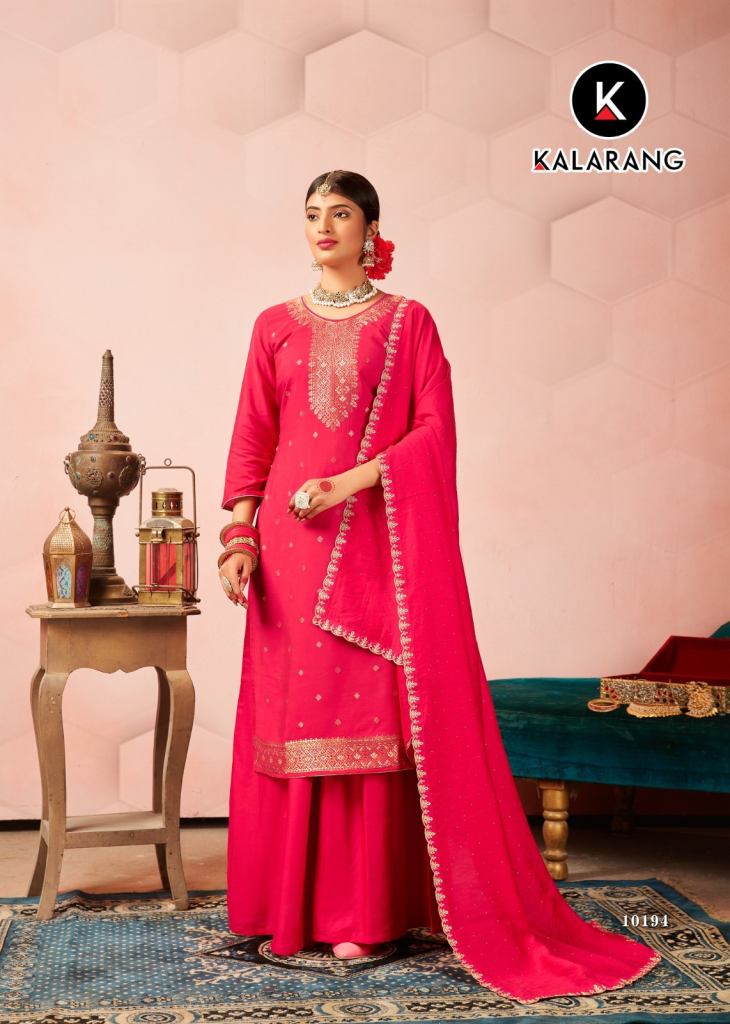 Kalarang Jivika Traditional Designer Dress Material Collection