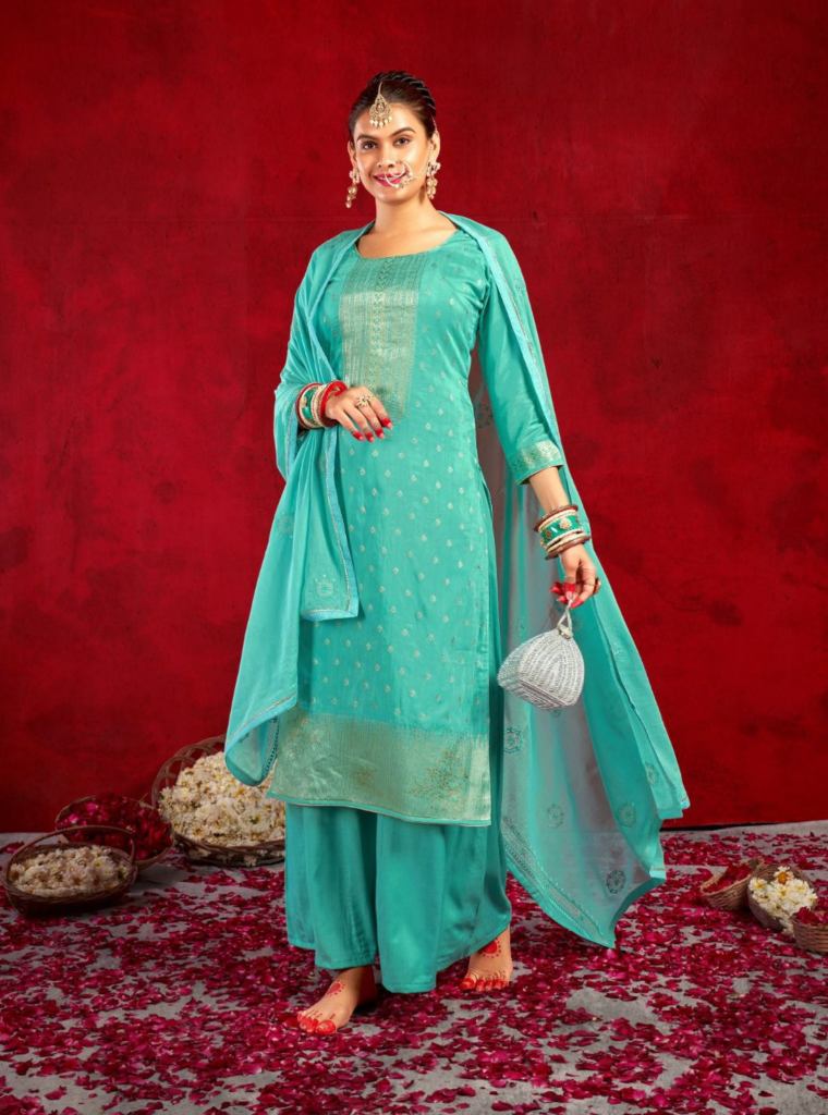 Kalarang Kanchan Muslin Party Wear Dress Material Collection