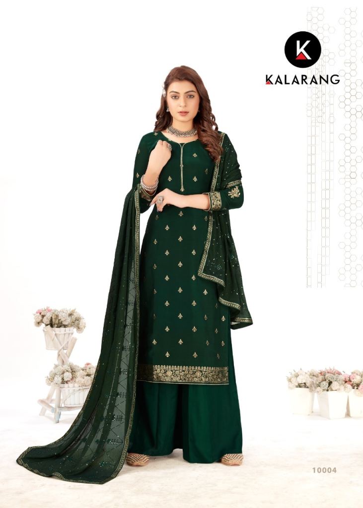 Kalarang Palvi Ocassion Wear Embroidery Suit Collection