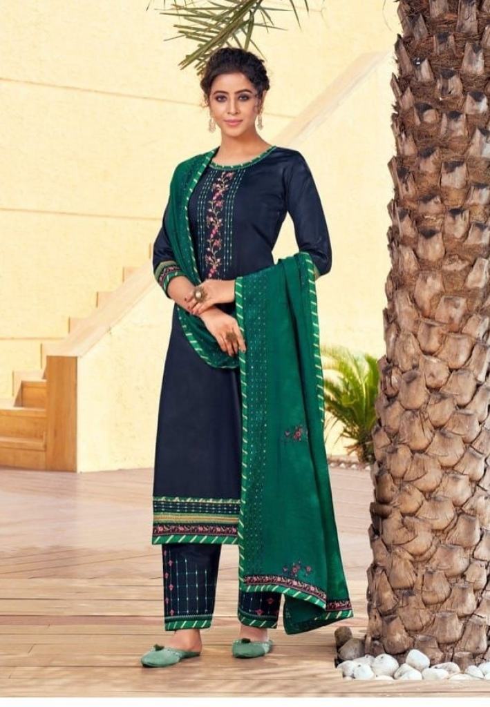 Kalarang presents  Mastani Silk Designer Dress Material