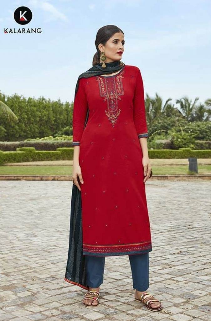 Kalarang  presents Saloni vol  2 Designer Dress Material