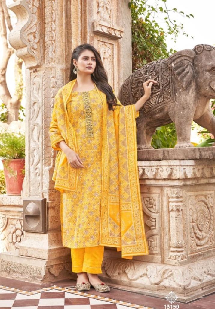 Kalaroop Flemingo  vol 2  Pure Modaal Printed  Ready Made Dress Material 