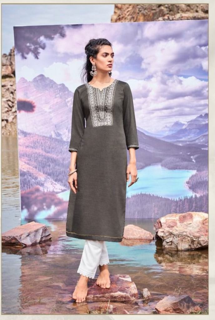 Kalaroop Kites vol  3 Fancy Wear Embroidery Kurti Catalog