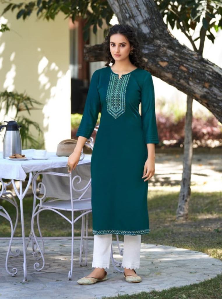 Kalaroop Kites vol 4 catalog  Fancy Embroidery Kurti