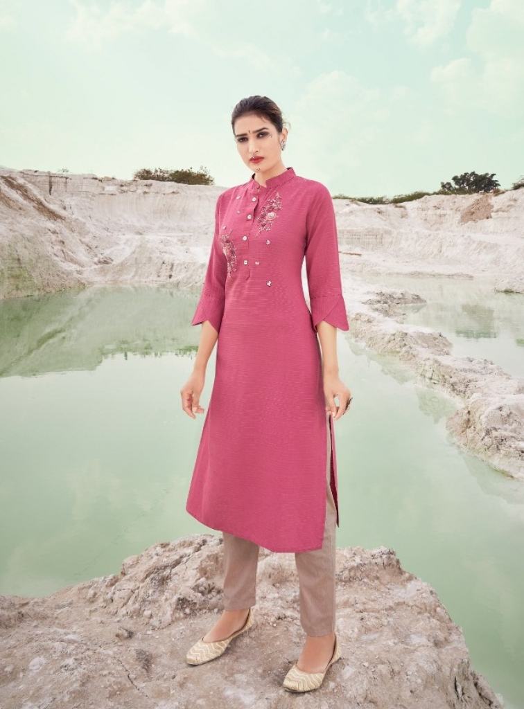 Kalaroop Omega Rayon Designer Kurti catalog 