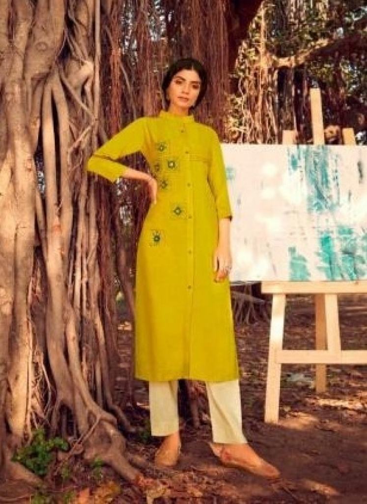 Kalaroop  presents  Zili Designer Kurtis Collection