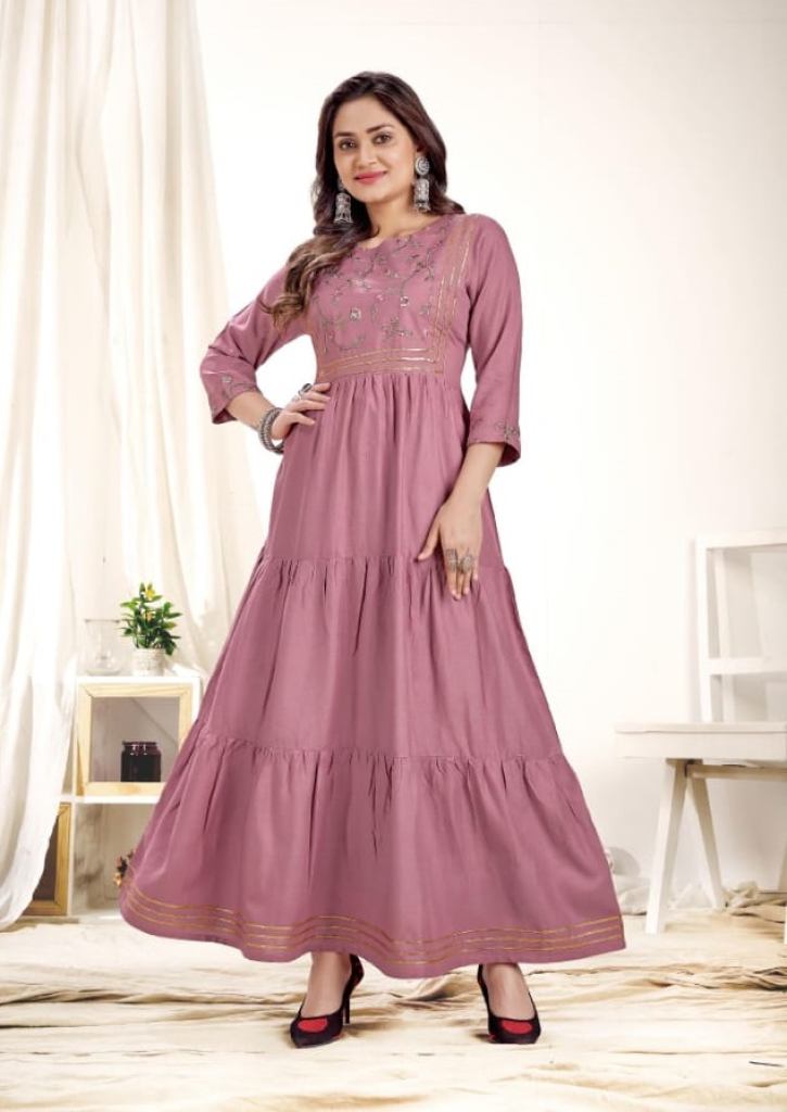 Kalaroop Zoya Vol 3 Catalog Fancy Designer Wear Long Kurtis 