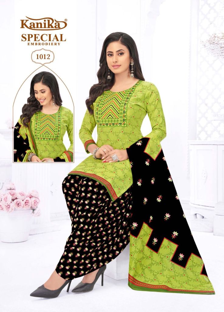 Kanika Special Embroidery Vol 1 Regular Wear Readymade Cotton Dress Collection