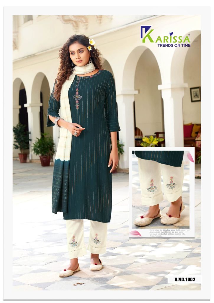 Karissa Aarohi Designer Readymade Kurti  Bottom with Dupatta catalog 