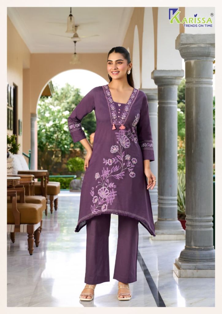 Karissa Amrita Bombay Handworked Kurti With Bottom