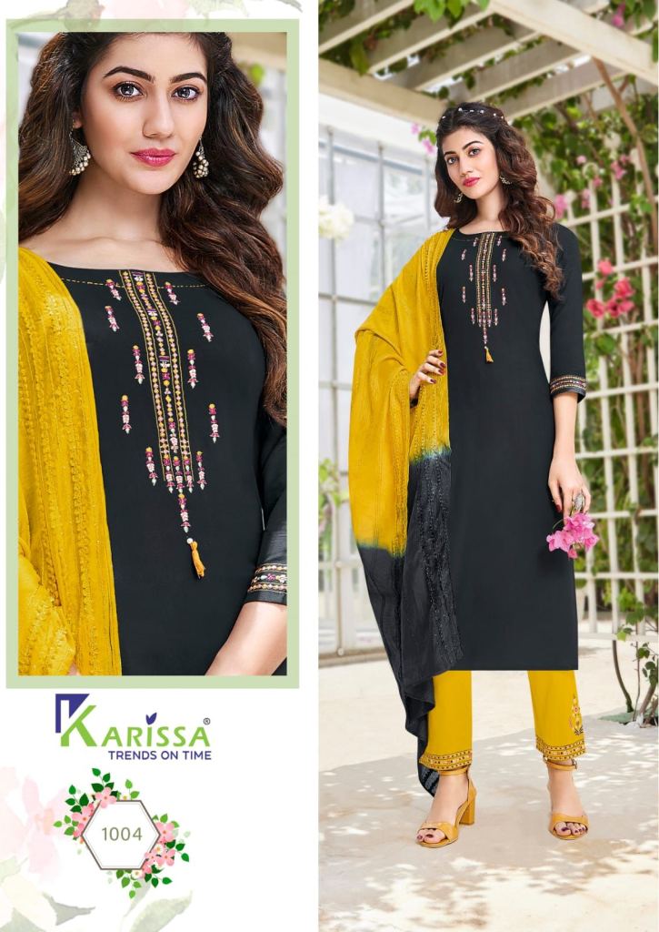 New Arrival Modern Straight Black Cotton Kurti With Yellow Palazzo,  Handwash at Rs 950/piece in Jaipur