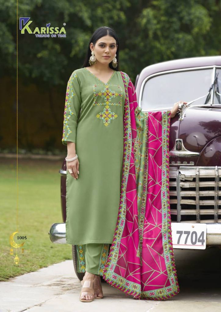 Karissa Anika Kurti Bottom With Dupatta