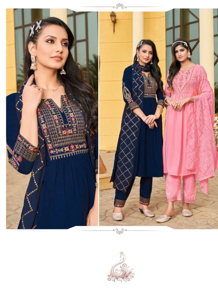 Buy Karissa R Na Fancy Wear Kurti With Bottom Dupatta Collection