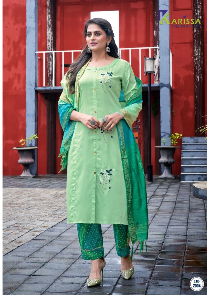 Karissa Radhika vol 2 Rayon Readymade Kurti Bottom with Dupatta 