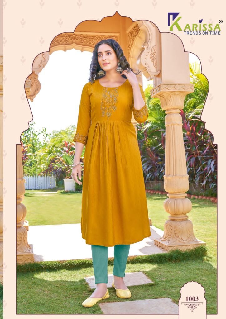 Karissa Vatika Fancy Designer Long Kurtis Collection