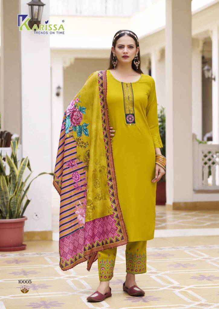 Karissa Vidhisa Vol 10 Kurti Bottom With Dupatta