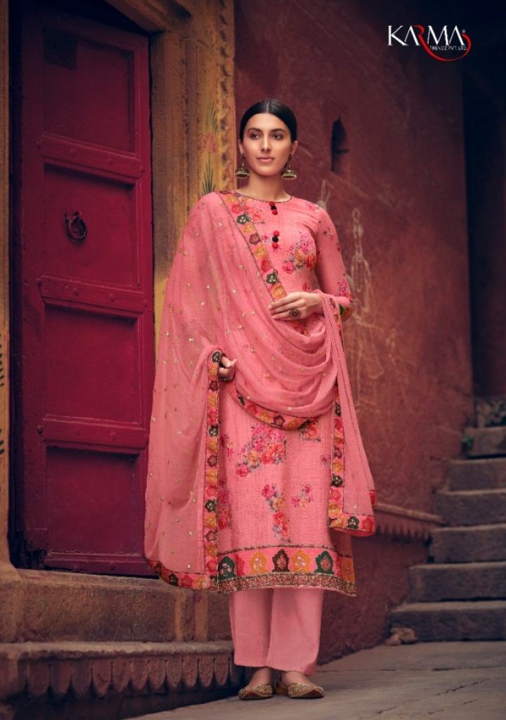 Karma Lamhaa 972 Series Printed Salwar Suit Collection