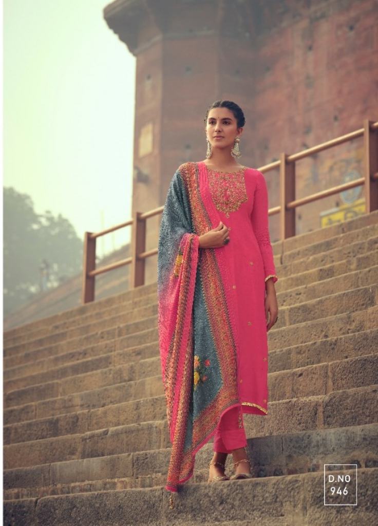 Karma presents Sabah 945 Series Designer Salwar Suits 