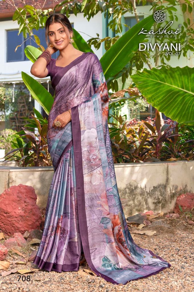 Kashvi Divyani Vol 7 Casual Wear Saree
