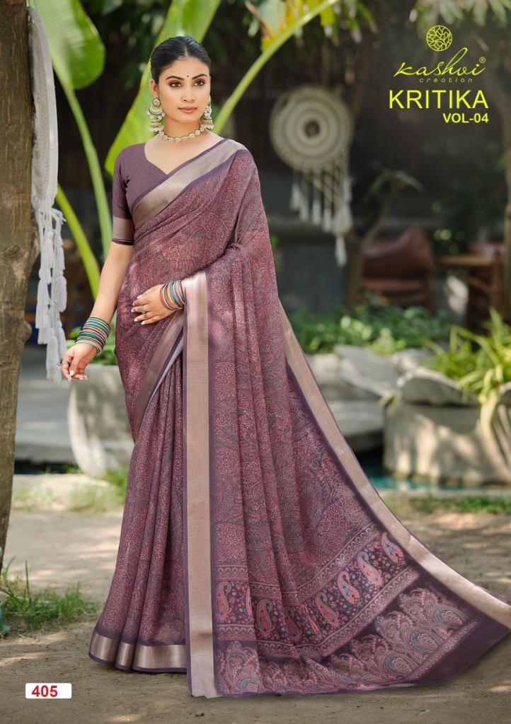 Kashvi Kritika Vol 04 Kasab Fancy Saree