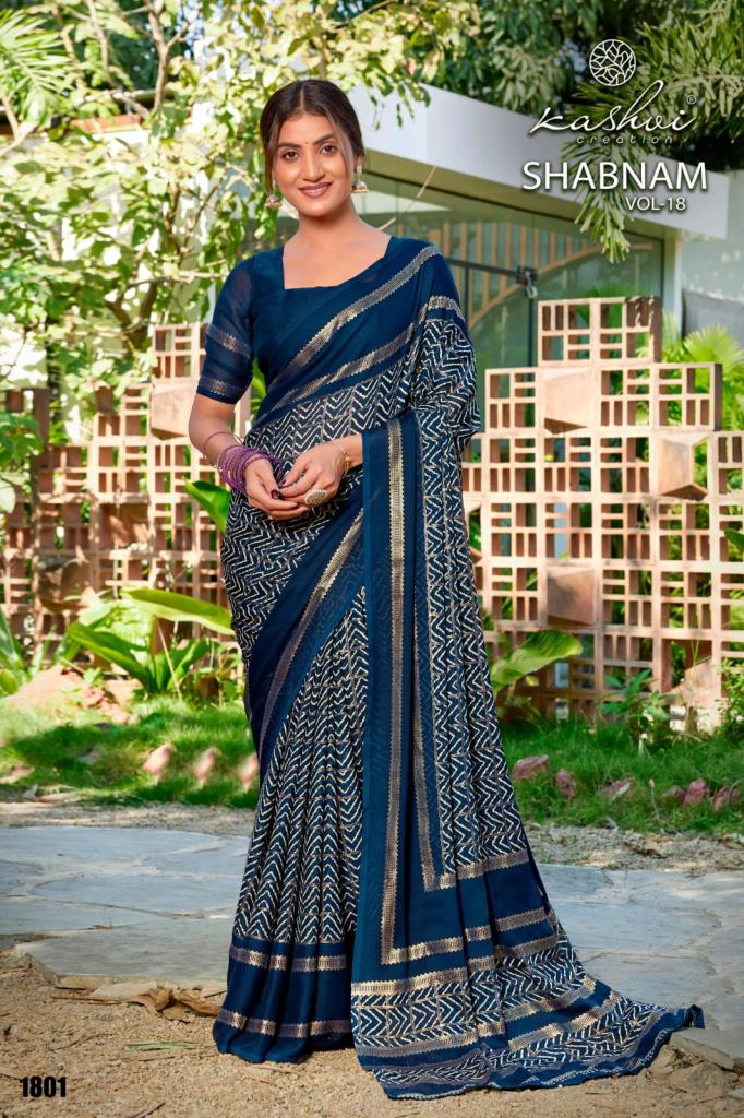 Kashvi Shabnam Vol 18 Printed Saree