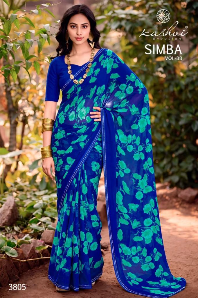 Kashvi Simba Vol 38 Printed Saree