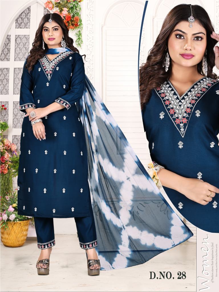 Kavya Khushi Vol 1 Kurti Bottom With Dupatta