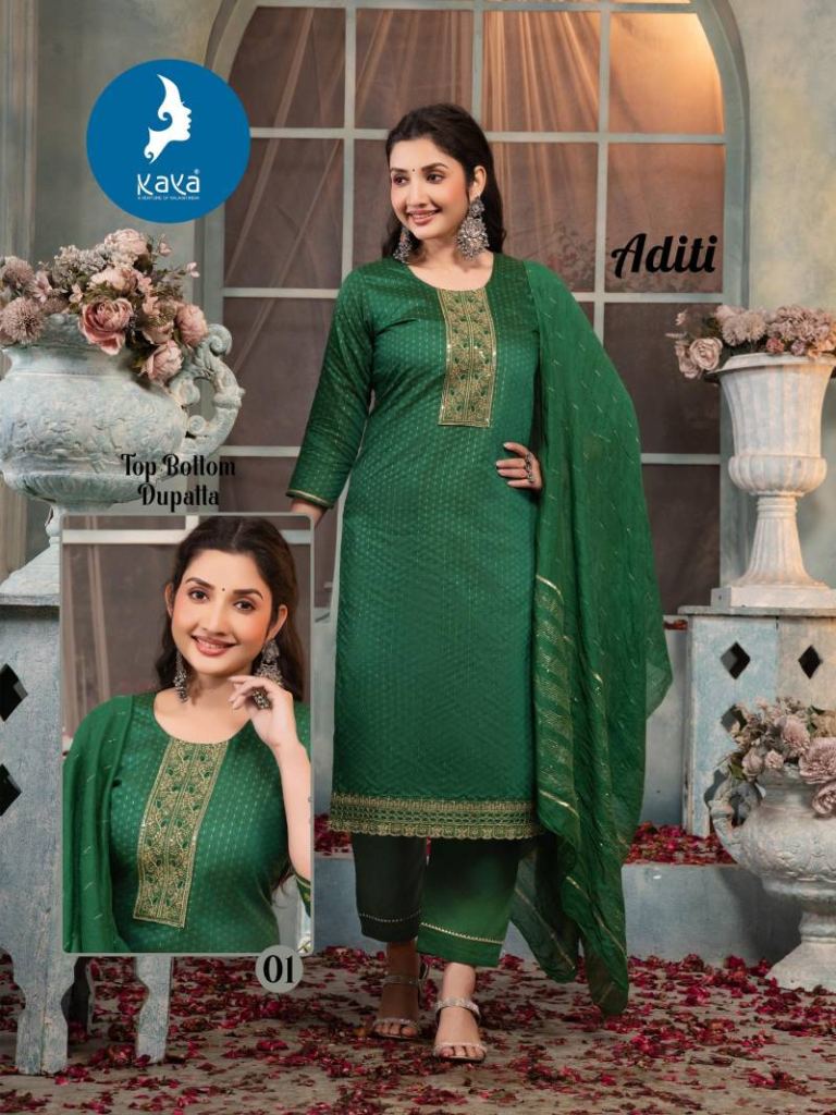 Kaya Aditi Kurti Bottom With Dupatta