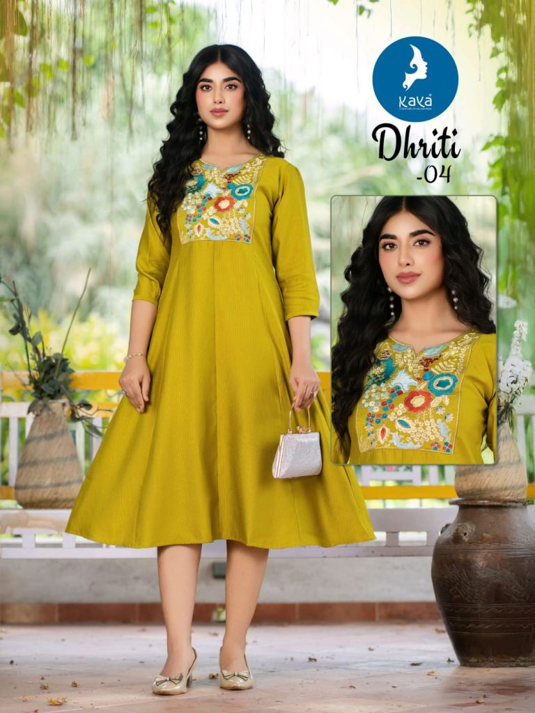 Kaya Dhriti Fancy Embroidered Kurti