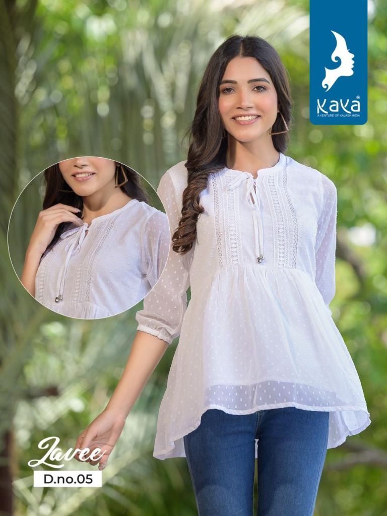 Kaya Lavee Georgette Kurtis Collection 