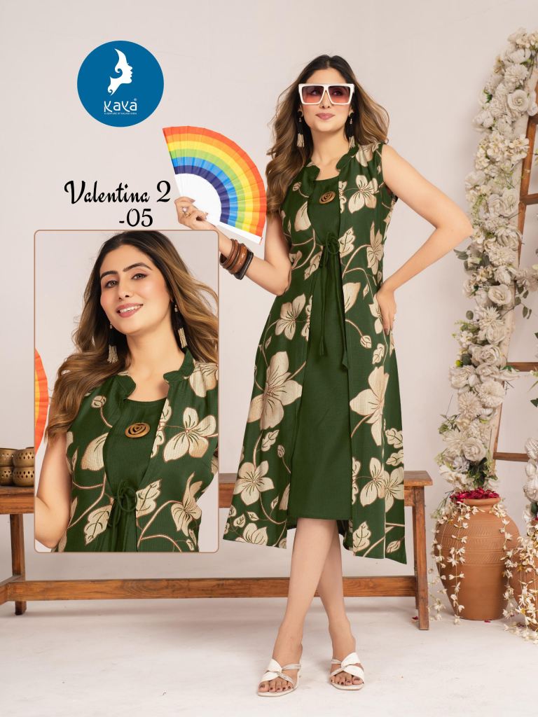 Kaya Velentina Vol 2 Printed Kurti