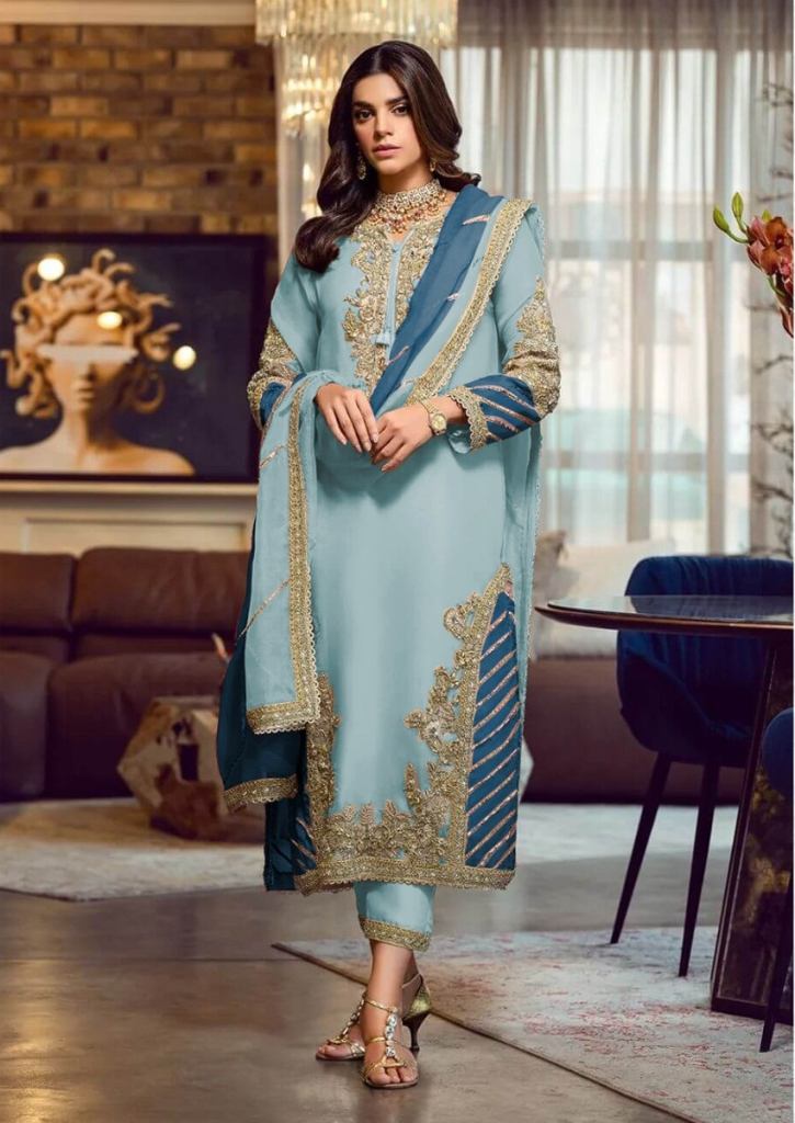 Deepsy Maria B Embroidered Exclusive Pakistani Suit New Collection 2022