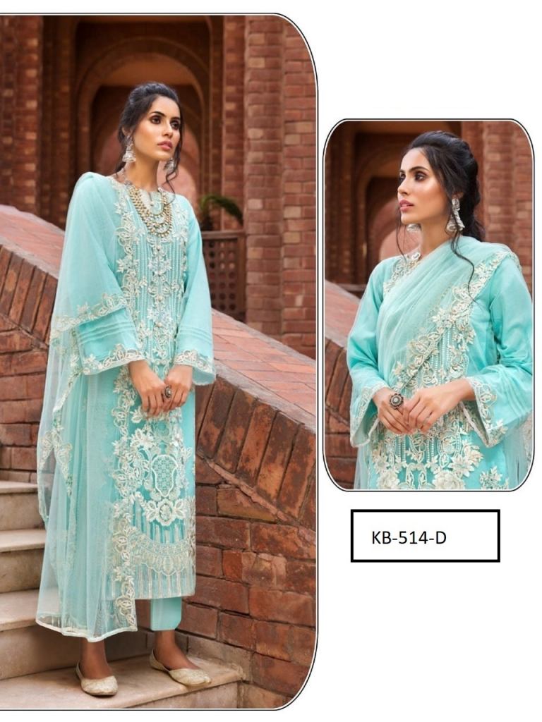 Kb presents Super Hit 514 Colors  Salwar Kameez Collection