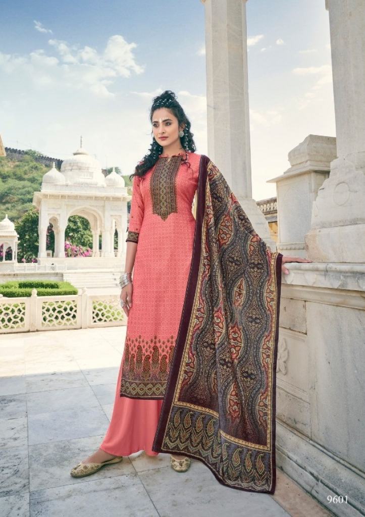 Kesar presents  Hafsha Designer Dress Material