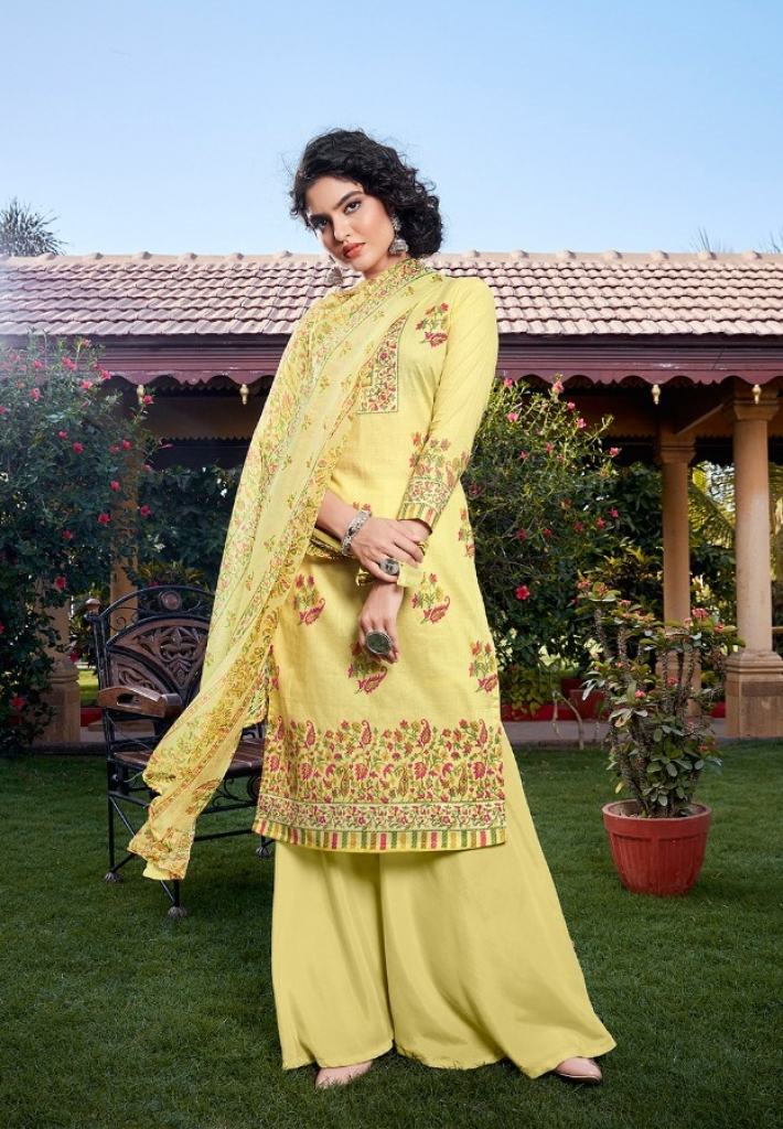 Anita Kesariya  presents  Simran Digital Print Designer Dress Material 