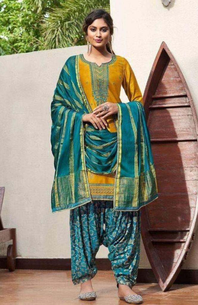 Kessi  presents Shangar Patiala House vol  17  Designer Dress Material