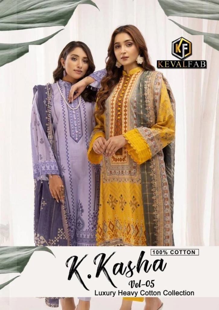 Kevak K Kasha Vol 5 Ready Made Heavy Cotton Suits