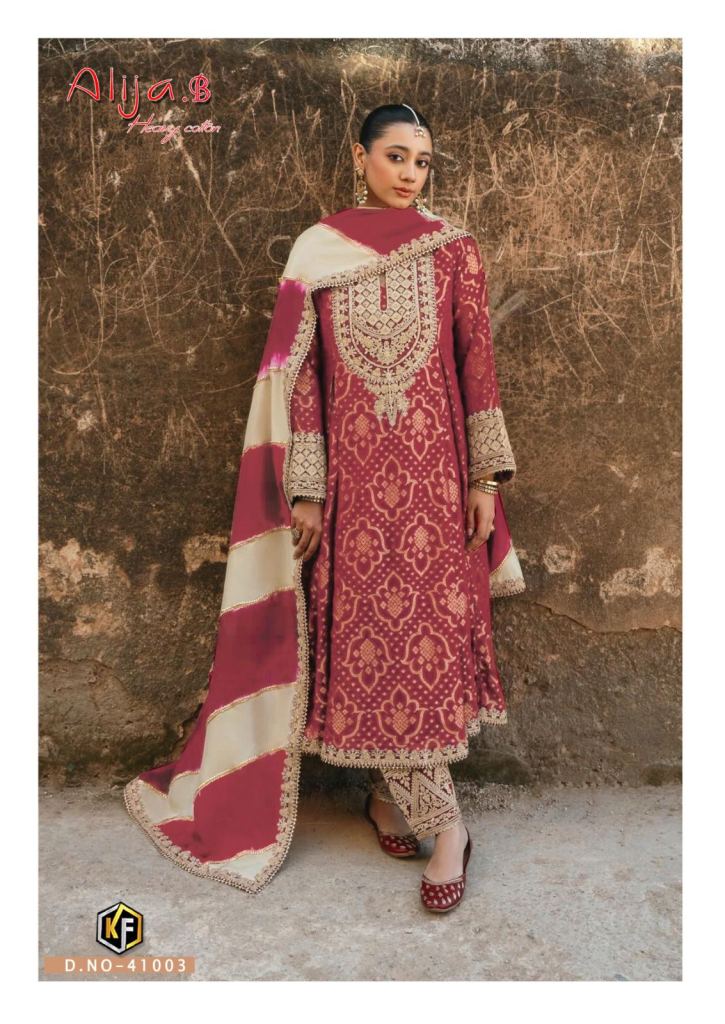 Keval Alija B Vol 41 Printed Karachi Dress Material