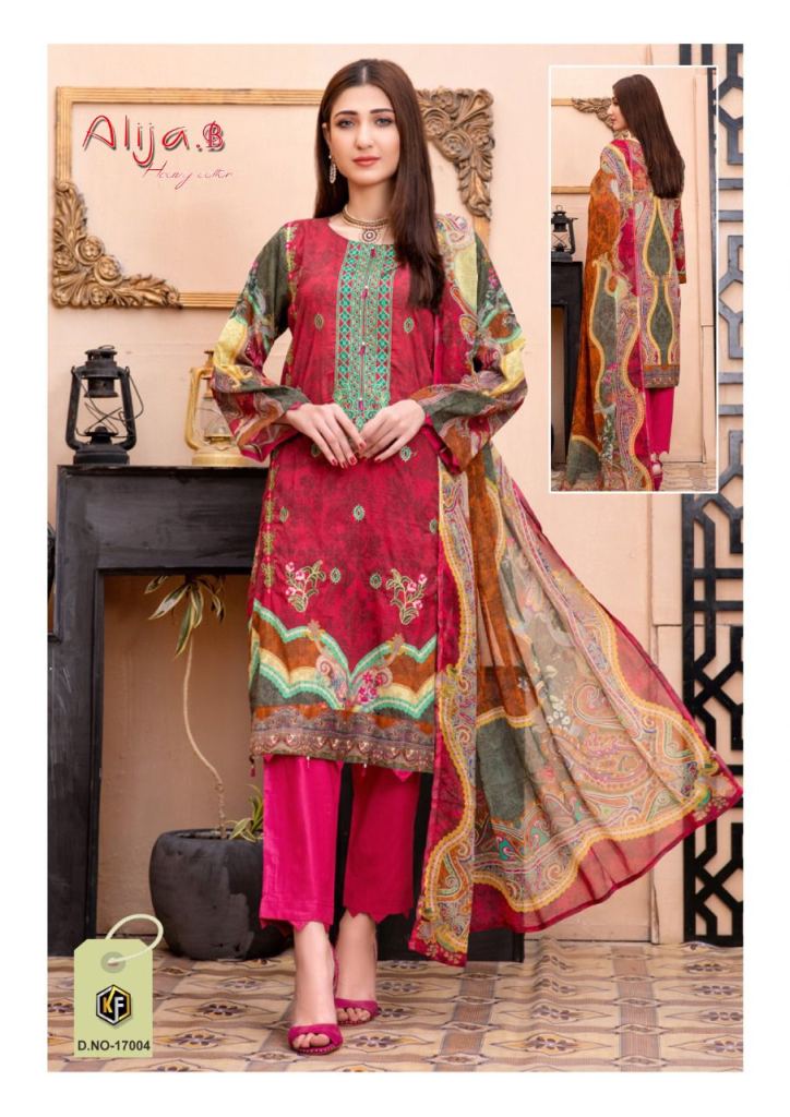 Keval Alija B  vol 17 Heavy Cotton printed  Karachi Dress Material Collection
