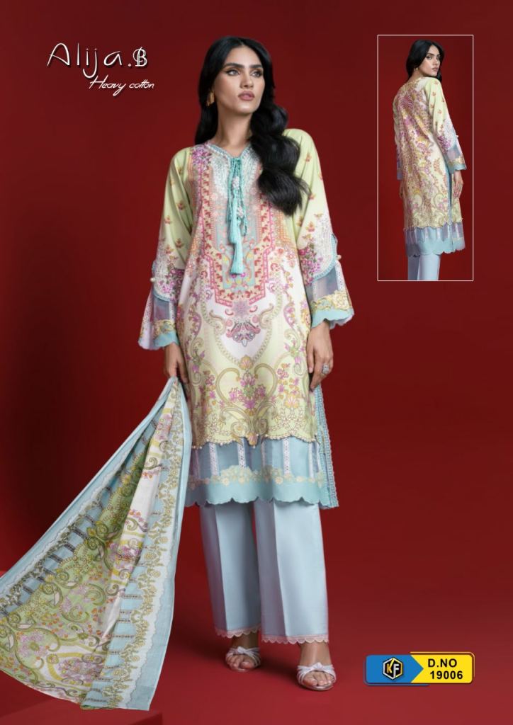 Keval Alija B  vol 19 Heavy Cotton Karachi Dress Material Collection