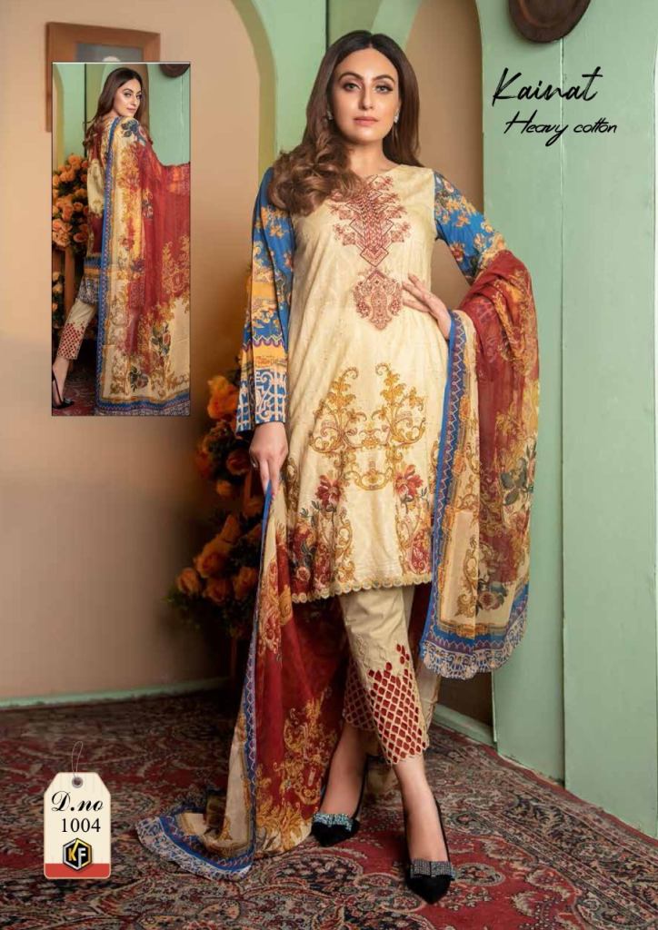 Keval Fab Kainat Luxury  Cotton  collection  vol 1  Cotton Karachi Pakistani Suit catalog 