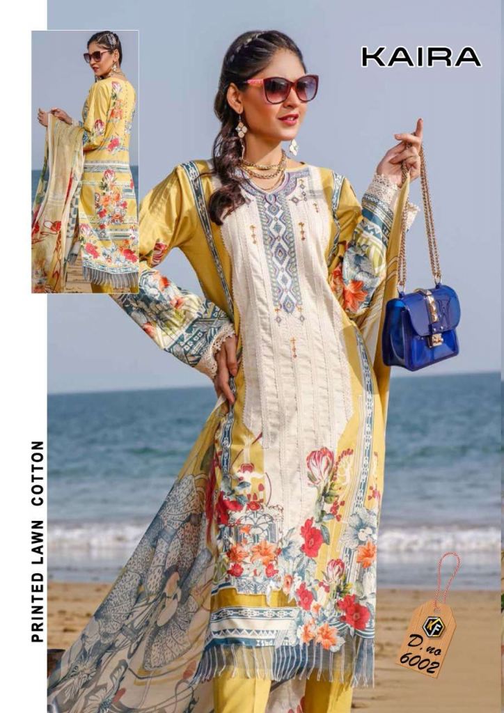 Keval Fab Kaira Vol 6 Heavy Lawn Print Cotton Dress Material Catalog 