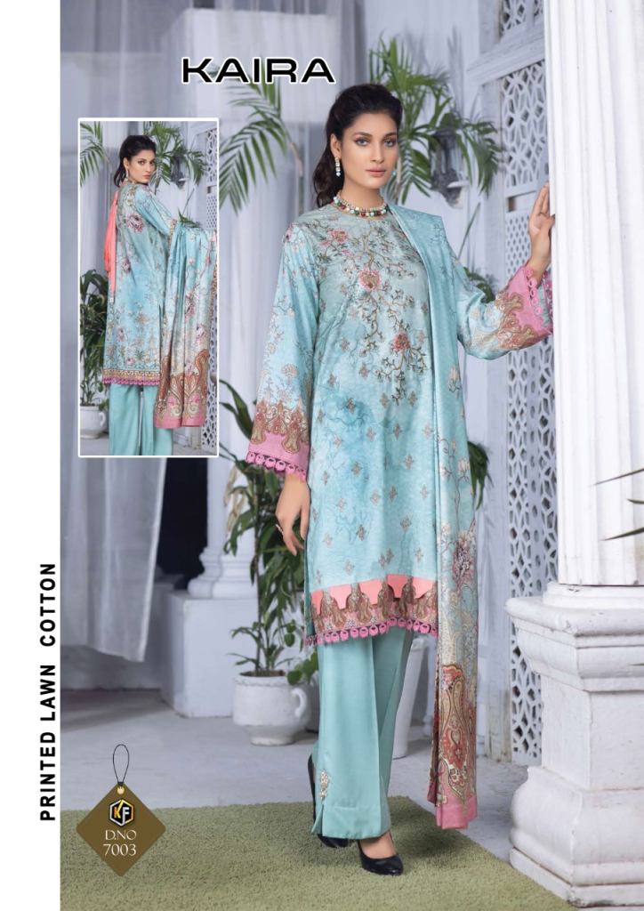 Keval Fab Kaira Vol 7 Karachi Cotton Dress Materials Catalog