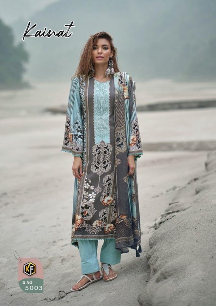 Keval Kainat vol 5 Luxury Lawn Collection Karachi Dress Material