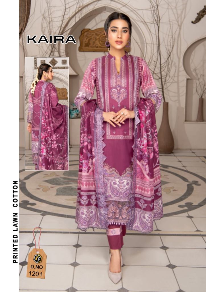 Keval Kaira  vol 12 Luxury Lawn Cotton Dress Material Collection