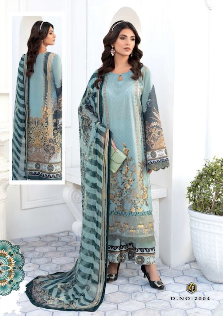 Keval Qurbat Vol 2 Causal Wear Karachi Lawn Cotton Dress Material Collection