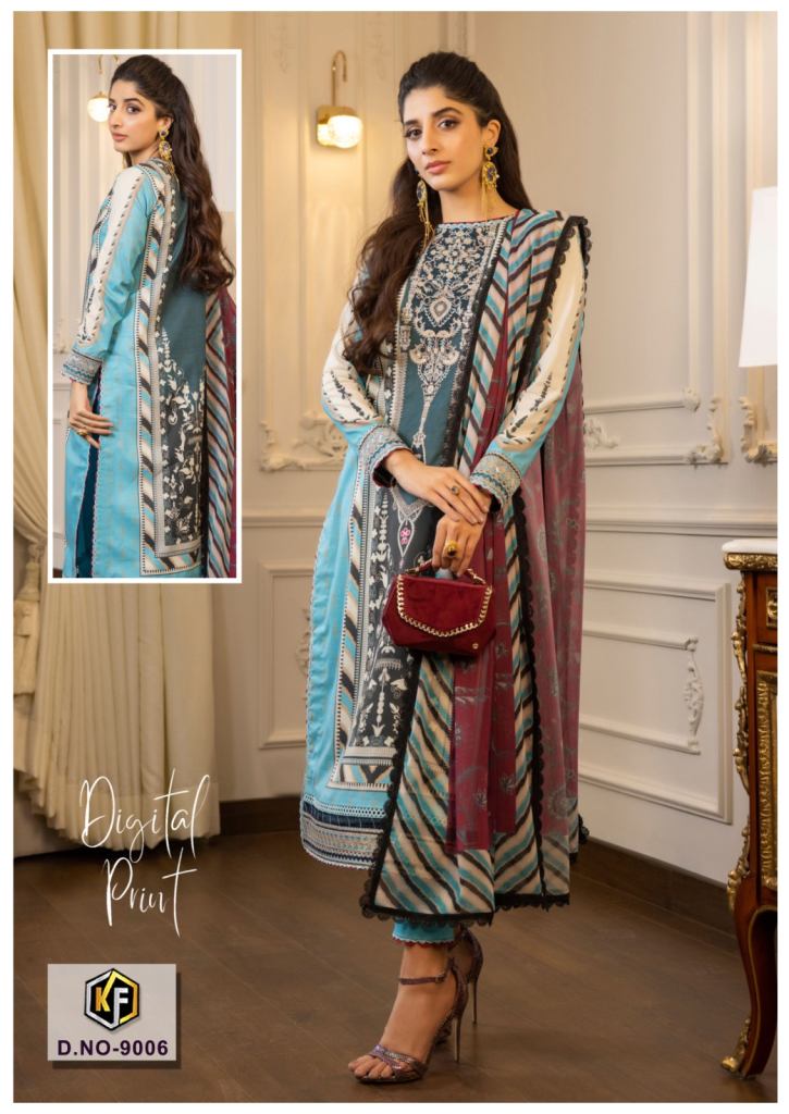Keval Sobia Nazir 9 Daily Wear Karachi Cotton Printed Dress Material
