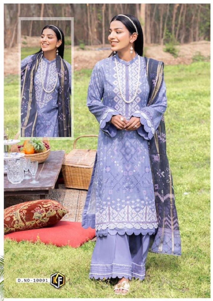 Keval Sobia Nazir Vol 10 Luxury Cotton Dress Material Collection
